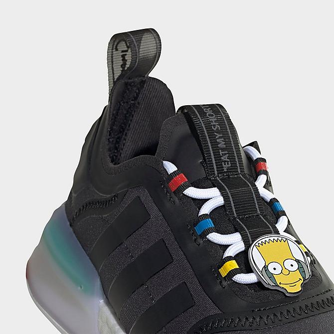Front view of Big Kids' adidas Originals x The Simpsons NMD_V3 Casual Shoes in Grey Six/Core Black/Cloud White Click to zoom