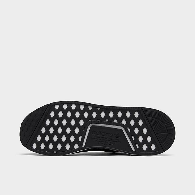 Bottom view of Men's adidas Originals NMD R1 V2 Casual Shoes in Core Black/Core Black/Cloud White Click to zoom