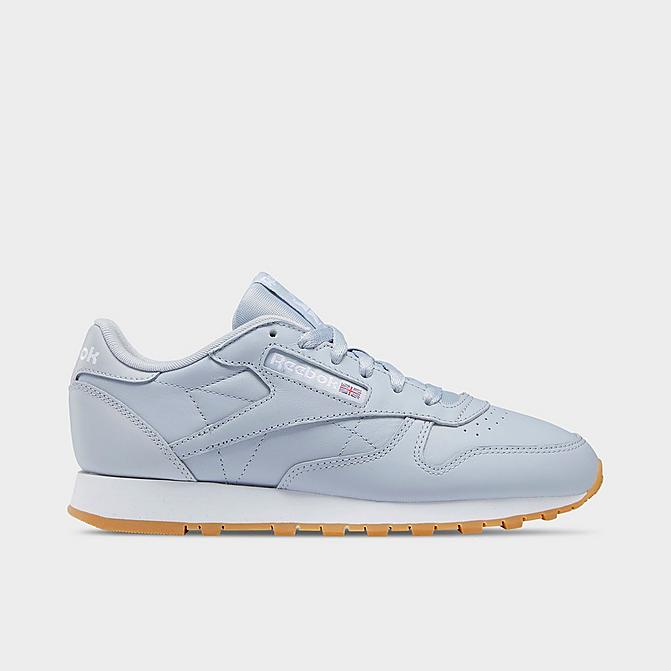 Right view of Women's Reebok Classic Leather Casual Shoes in Cold Grey/Cold Grey/Footwear White Click to zoom