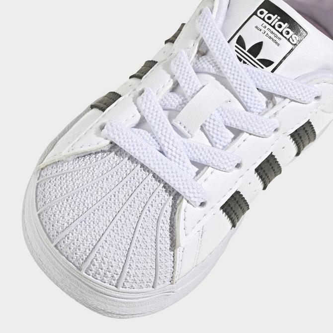 Girls' Toddler adidas Originals Superstar Stretch Lace Casual Shoes ...