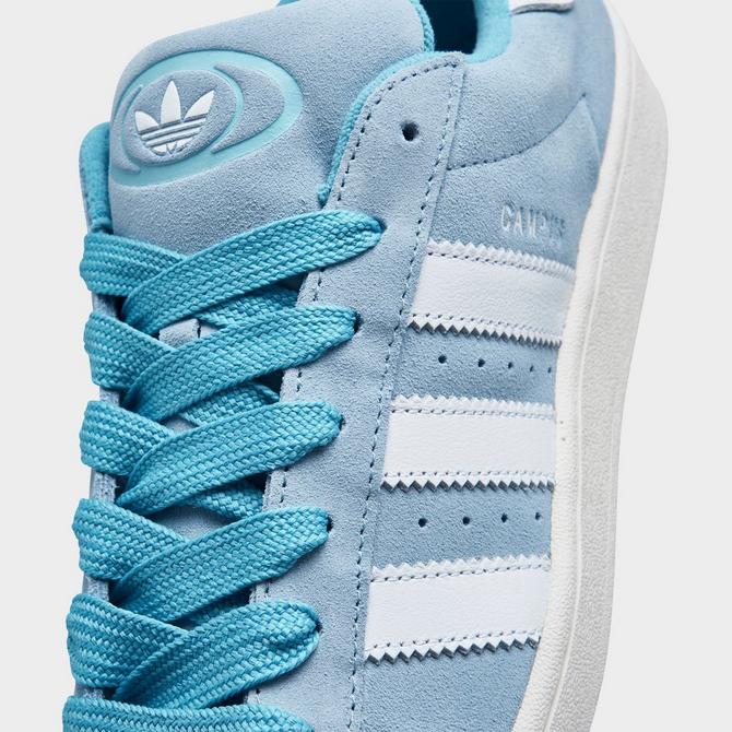 White and cheap blue adidas originals