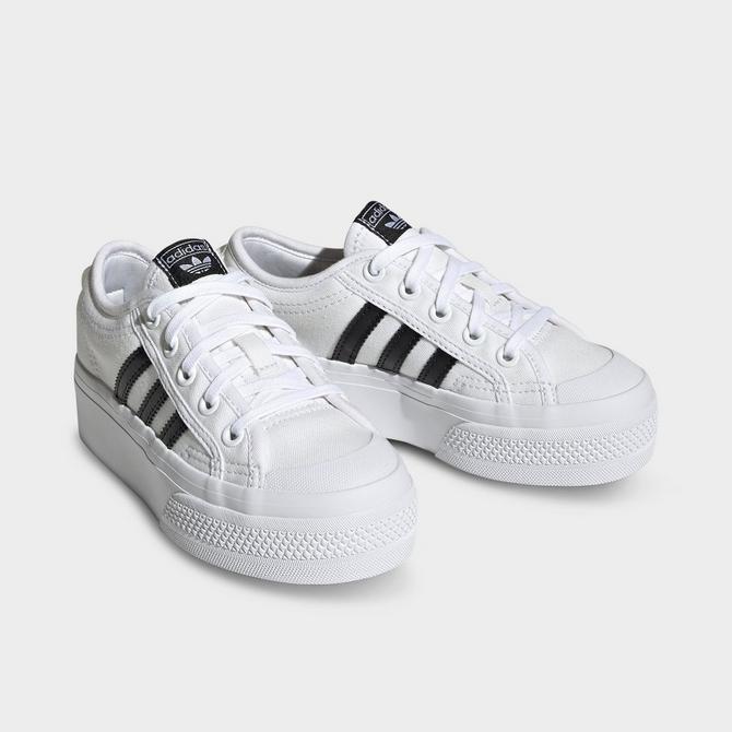 Girls Little Kids adidas Originals Nizza Platform Casual Shoes