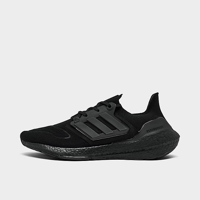 Right view of Men's adidas UltraBOOST 22 Running Shoes in Core Black/Core Black Click to zoom
