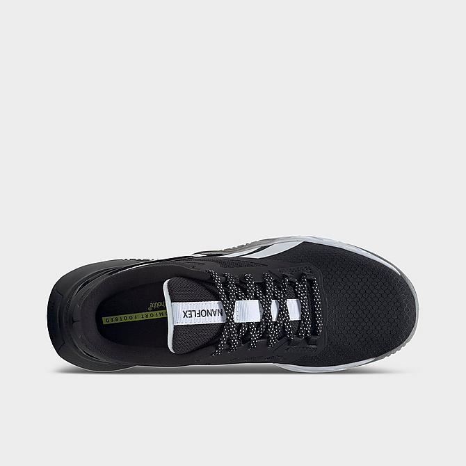 Back view of Women's Reebok Nanoflex TR Training Shoes in Core Black/Footwear White/Pure Grey Click to zoom