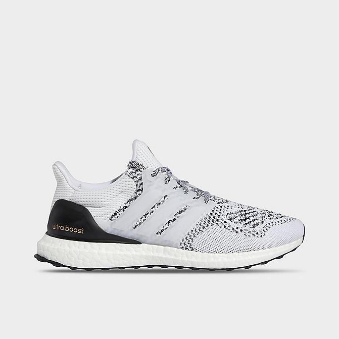 Right view of Men's adidas UltraBOOST 1.0 DNA Running Shoes in Cloud White/Cloud White/Core Black Click to zoom