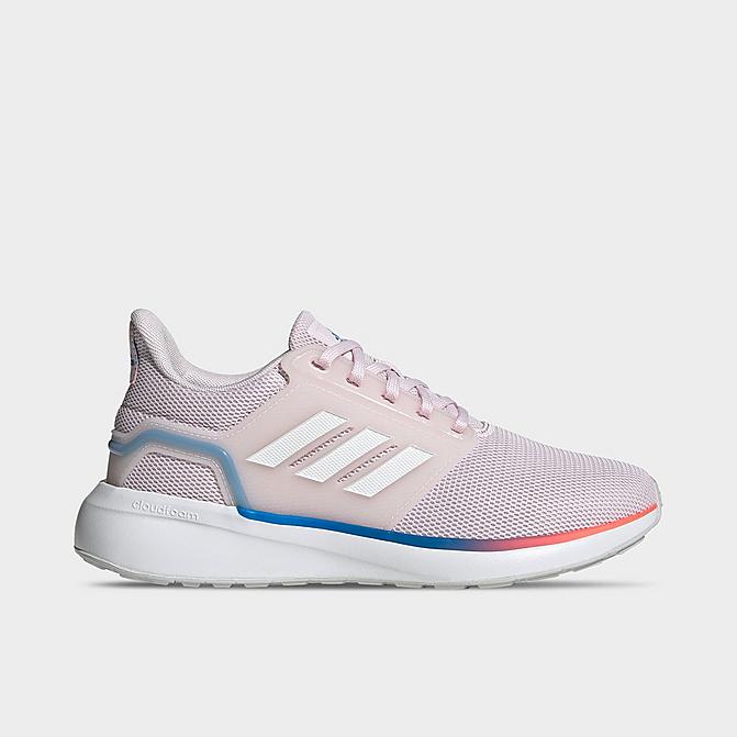 Right view of Women's adidas EQ19 Running Shoes in Almost Pink/White/Turbo Click to zoom