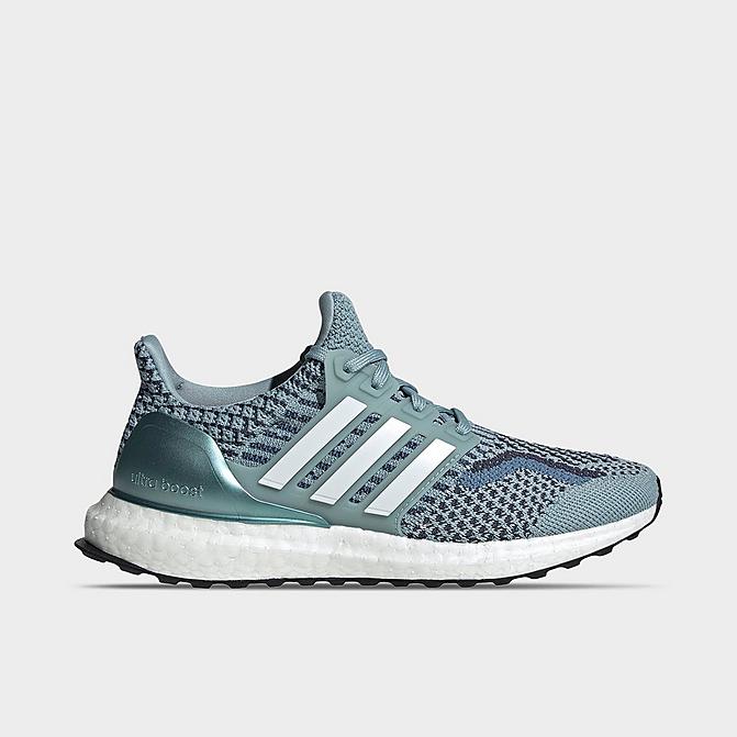 Right view of Big Kids' adidas UltraBOOST 5.0 DNA Running Shoes in Magic Grey/Cloud White/Shadow Navy Click to zoom