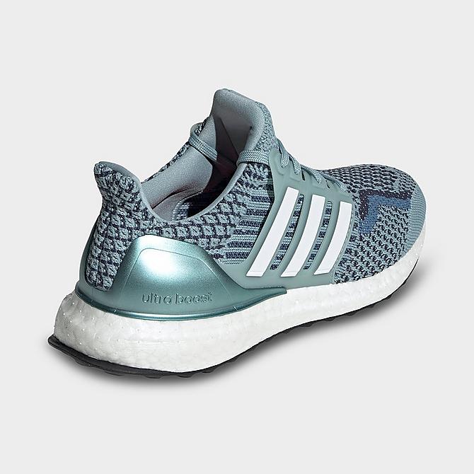 Left view of Big Kids' adidas UltraBOOST 5.0 DNA Running Shoes in Magic Grey/Cloud White/Shadow Navy Click to zoom