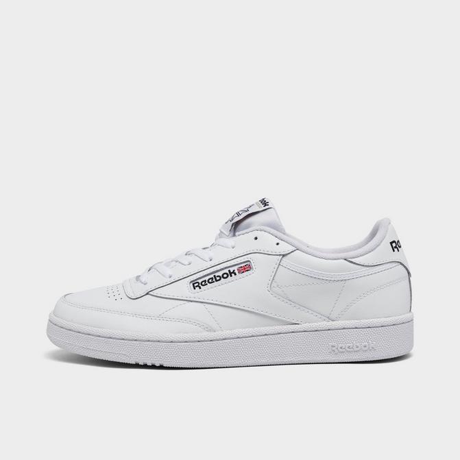 REEBOK CLUB C 85 MENS LEATHER WHITE / NAVY AR0457