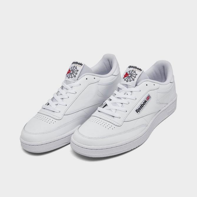 Reebok Club C Double Athletic Shoe - Big Kid - White / Gum