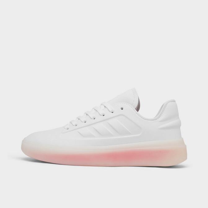 Right view of Women's adidas Originals ZNTASY Capsule Collection Casual Shoes in Cloud White/Bright Red Click to zoom