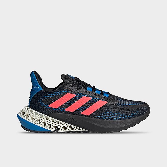 Right view of Big Kids' adidas 4D FWD_Pulse Running Shoes in Core Black/Turbo/Blue Rush Click to zoom