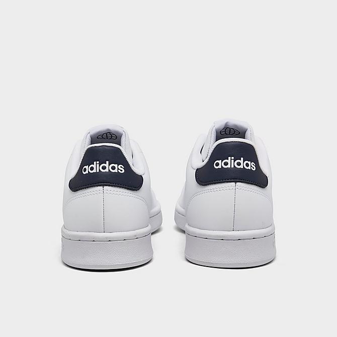 Left view of Men's adidas Kaptir 2.0 Running Shoes in Cloud White/Cloud White/Legend Ink Click to zoom