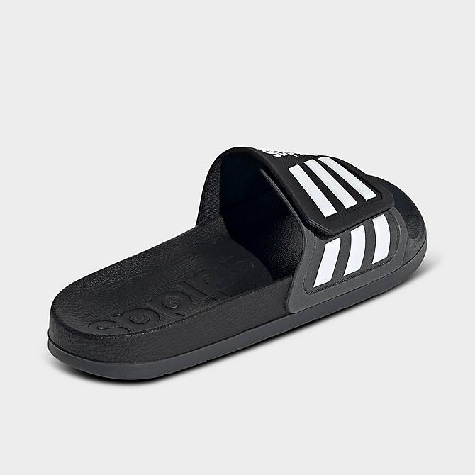 Left view of Men's adidas Sportswear Adilette TND Slide Sandals in Black/White/Grey Click to zoom