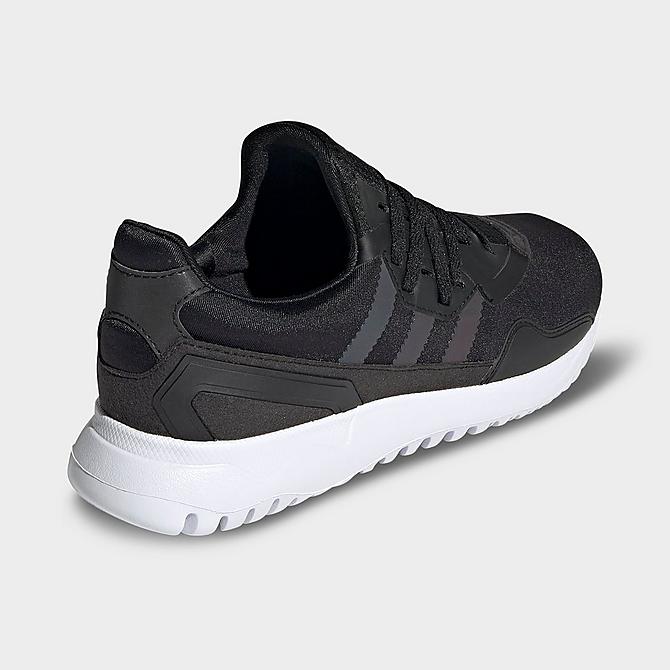 Left view of Big Kids' adidas Originals Flex Casual Shoes in Black/Black/Black Click to zoom