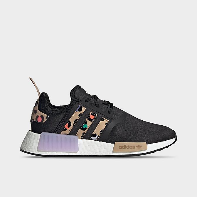 Right view of Women's adidas Originals NMD R1 x Marimekko Casual Shoes in Black/St Pale Nude/Purple Tint Click to zoom