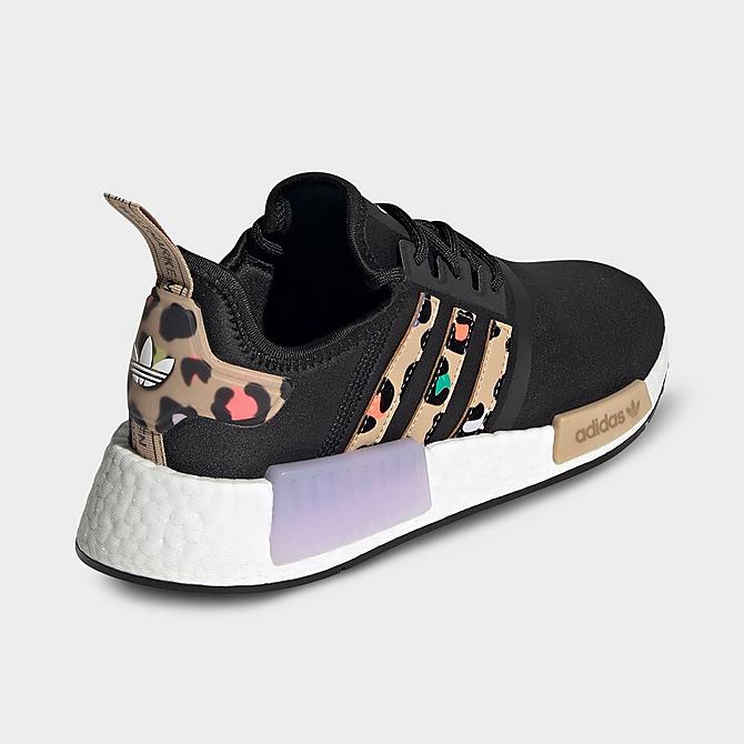 Left view of Women's adidas Originals NMD R1 x Marimekko Casual Shoes in Black/St Pale Nude/Purple Tint Click to zoom