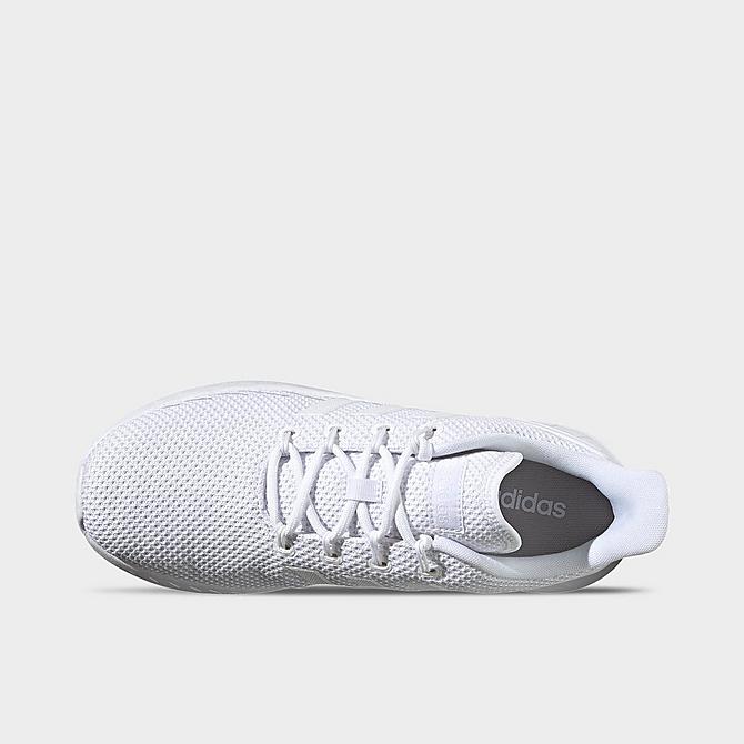 Back view of Men's adidas Questar Flow NXT Running Shoes in White/White/White Click to zoom