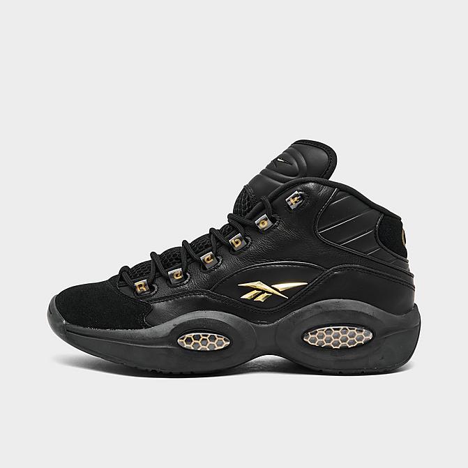 Right view of Men's Reebok Question Mid Basketball Shoes Click to zoom