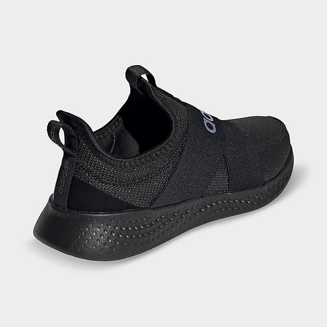 Left view of Women's adidas Puremotion Adapt Casual Shoes in Black/Black/Iridescent Click to zoom