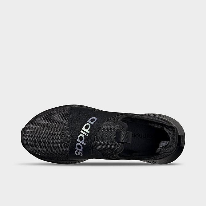 Back view of Women's adidas Puremotion Adapt Casual Shoes in Black/Black/Iridescent Click to zoom
