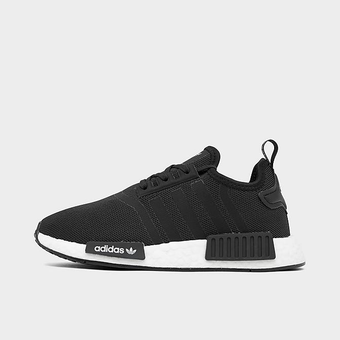 Right view of Little Kids' adidas Originals NMD_R1 Primeblue Casual Shoes in Core Black/Core Black/Cloud White Click to zoom