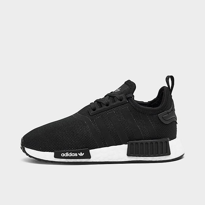 Right view of Kids' Toddler adidas Originals NMD_R1 Primeblue Casual Shoes in Core Black/Core Black/Cloud White Click to zoom