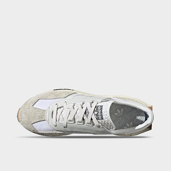 Back view of Men's adidas Originals Retropy E5 Casual Shoes in Crystal White/Matte Silver Click to zoom