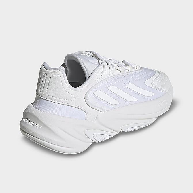 Left view of Big Kids' adidas Originals Ozelia Casual Shoes in White/White/White Click to zoom