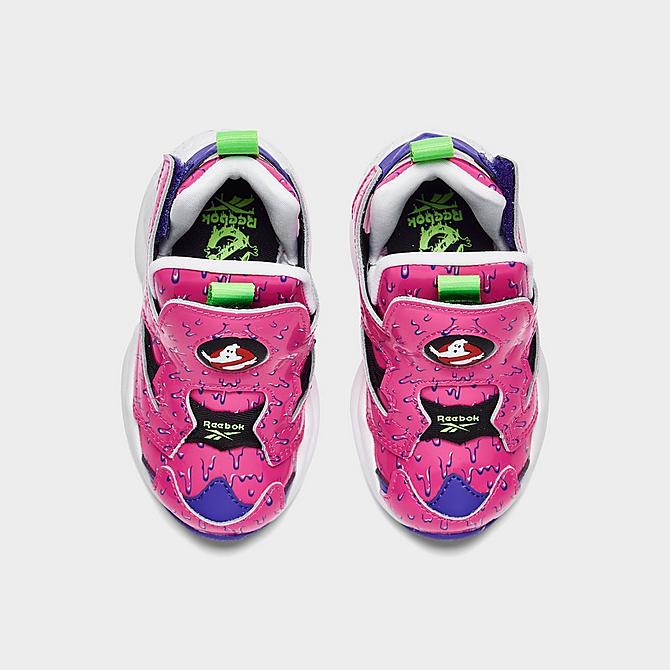 Back view of Kids' Toddler Reebok x Ghostbusters Versa Pump Fury Casual Shoes Click to zoom