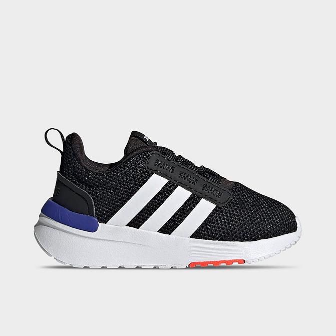 Right view of Kids' Toddler adidas Racer TR21 Casual Shoes in Core Black/Cloud White/Sonic Ink Click to zoom