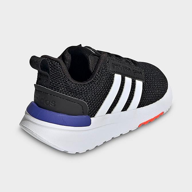 Left view of Kids' Toddler adidas Racer TR21 Casual Shoes in Core Black/Cloud White/Sonic Ink Click to zoom