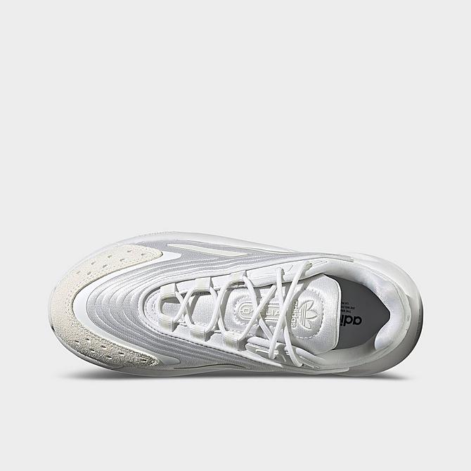 Back view of Women's adidas Originals Ozelia Casual Shoes in White/White/Crystal White Click to zoom