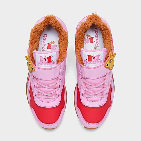 Girls Little Kids Reebok Peppa Pig Royal Classic Jogger 3 Casual Shoes Finish Line Peppa is a loveable but slightly bossy little pig and lives with mummy pig, daddy pig, and her little brother george. finish line