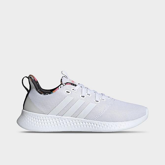 Right view of Women's adidas Puremotion Casual Shoes in White/White/Rose Tone Click to zoom