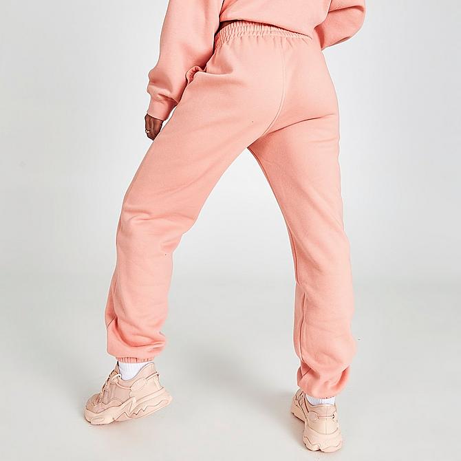 Back Right view of Women's adidas Originals Adicolor Classics Jogger Pants in Ambient Blush Click to zoom