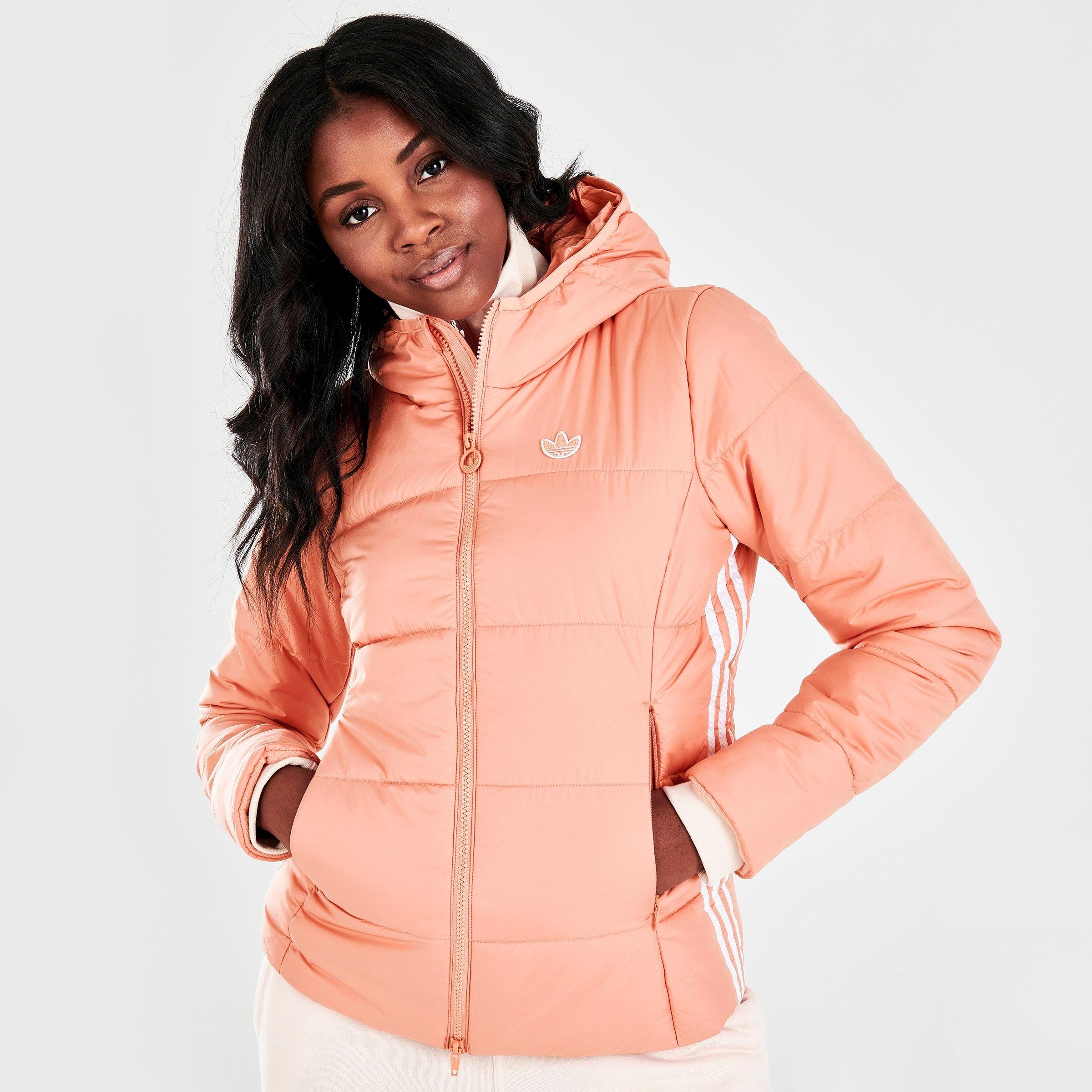 nike women's pink puffer jacket