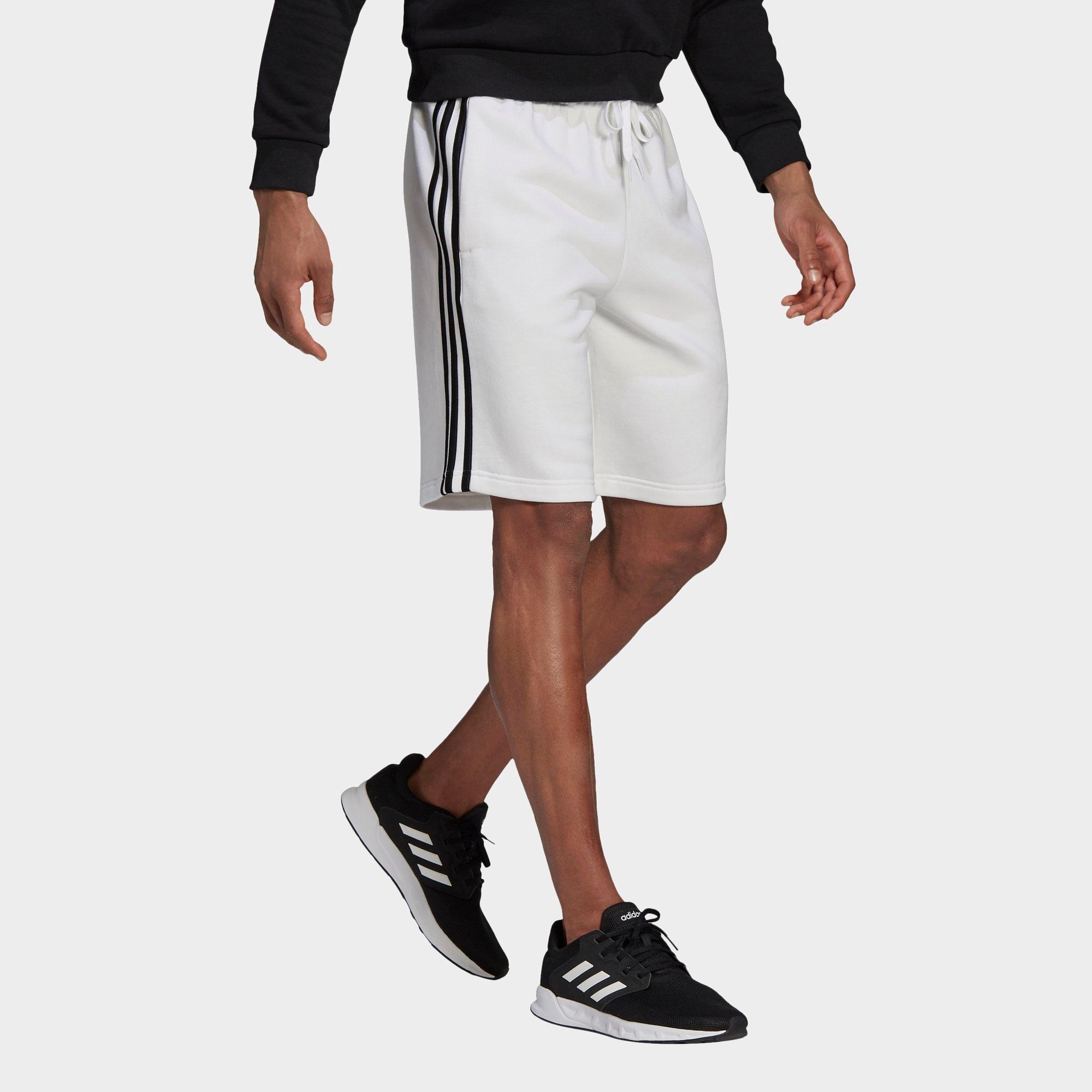 adidas essentials 3 stripe mens shorts