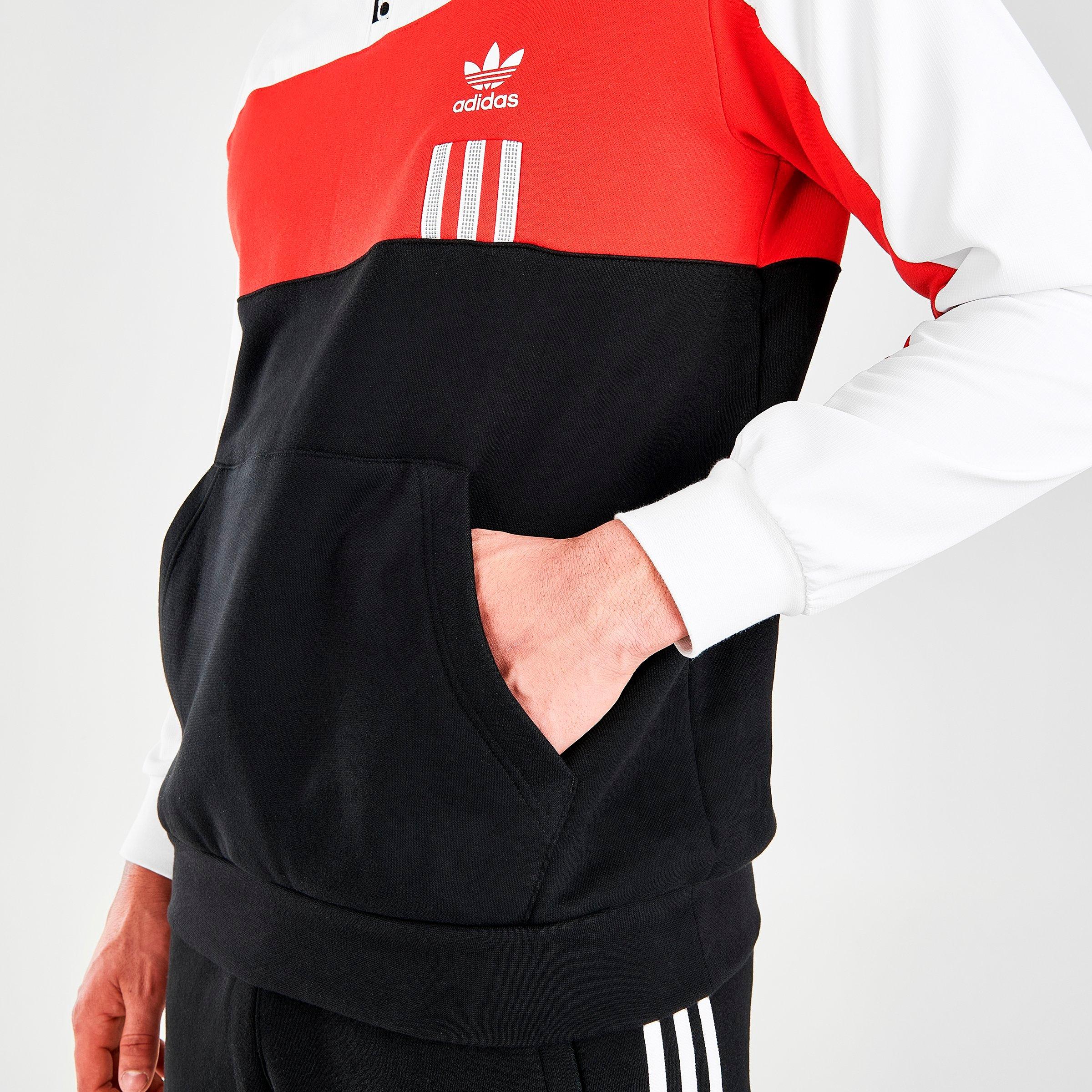 adidas originals half zip