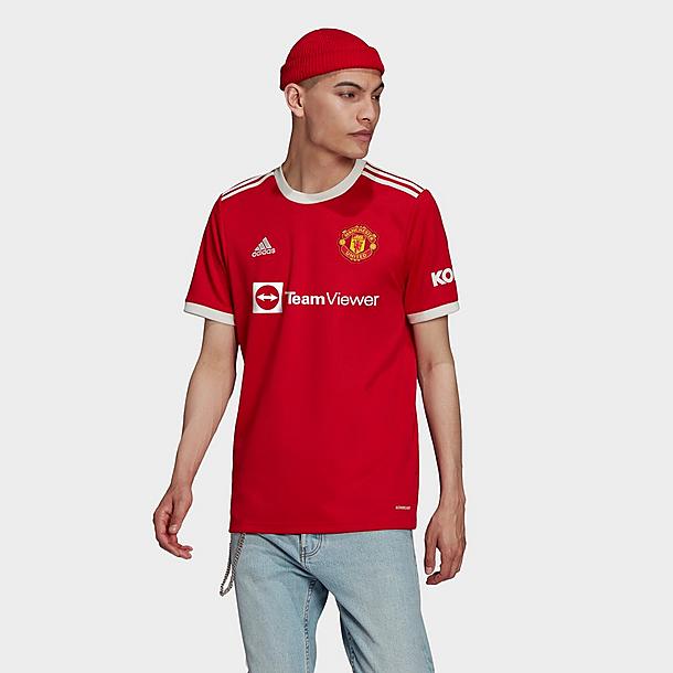Men's adidas Manchester United 2021/22 Home Soccer Jersey Men's adidas Manchester United 2021/22 Home Soccer Jersey