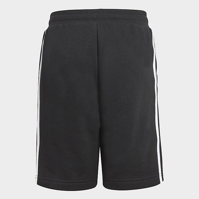 Back Left view of Boys' adidas Originals Adicolor Shorts in Black/White Click to zoom