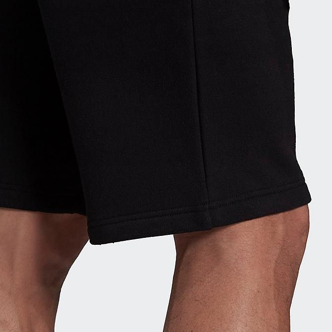 On Model 5 view of Men's adidas Originals Essentials Shorts in Black Click to zoom