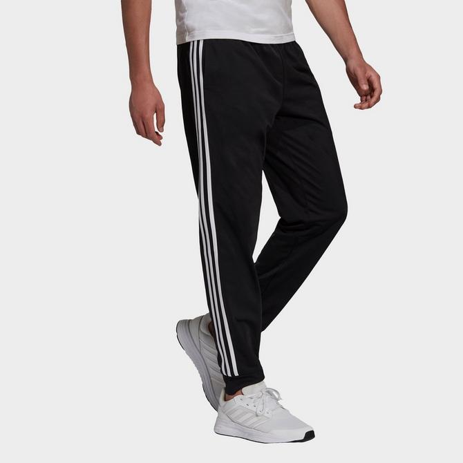 Men's adidas Warm-Up Tricot Tapered 3-Stripe Training Pants| Finish Line
