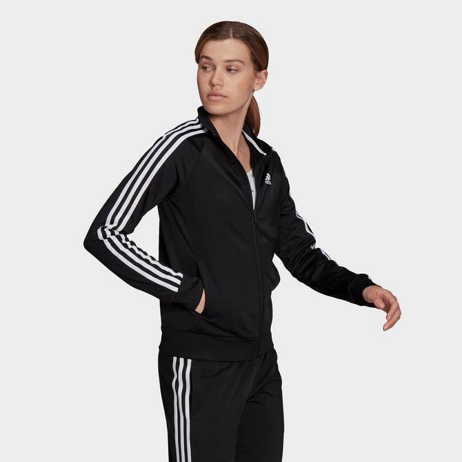 adidas Primegreen Essentials Linear Logo Track Suit Black