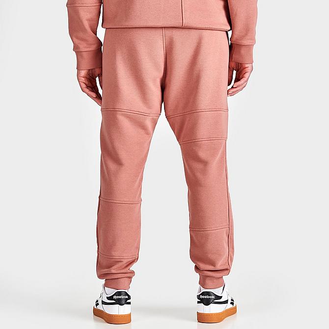Back Right view of Men's Reebok MYT Minimal Waste Jogger Pants in Canyon Coral Click to zoom
