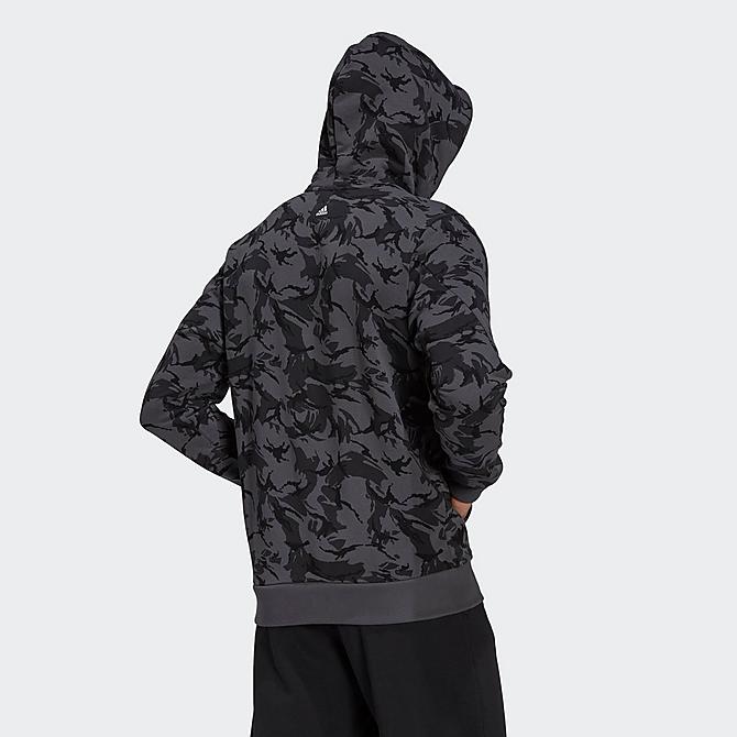 Front Three Quarter view of Men's adidas Sportswear Future Icons Camo Graphic Sweatshirt Click to zoom