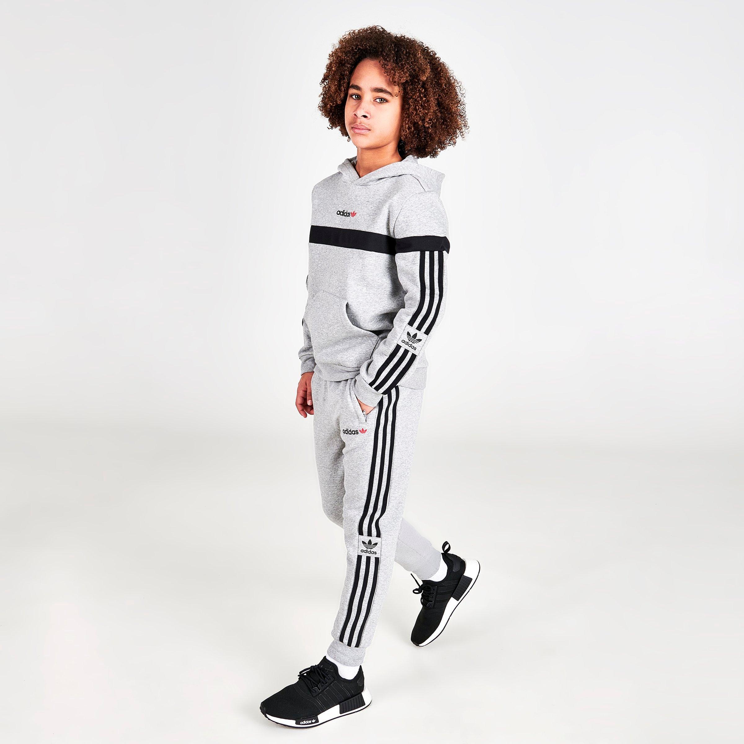 Adidas fleece pants boys online