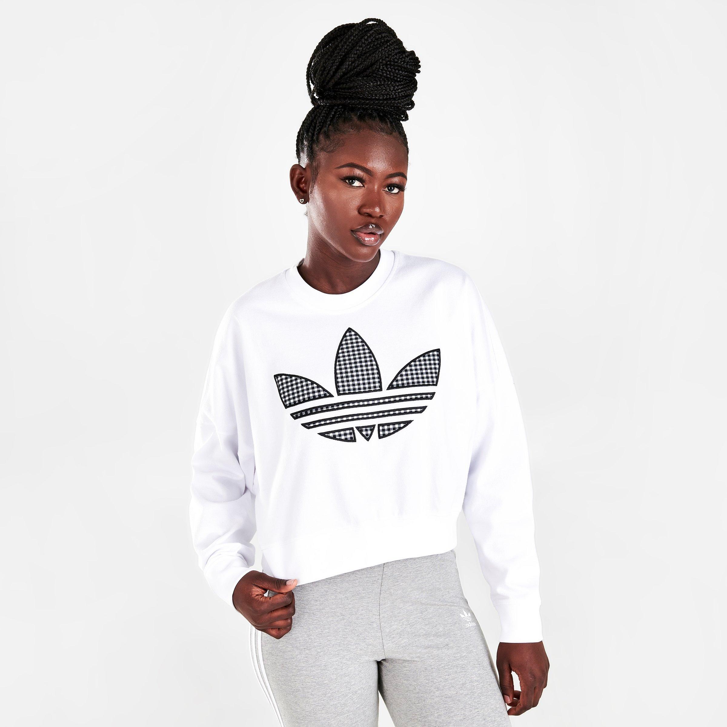 adidas bossy 90s cropped hoodie