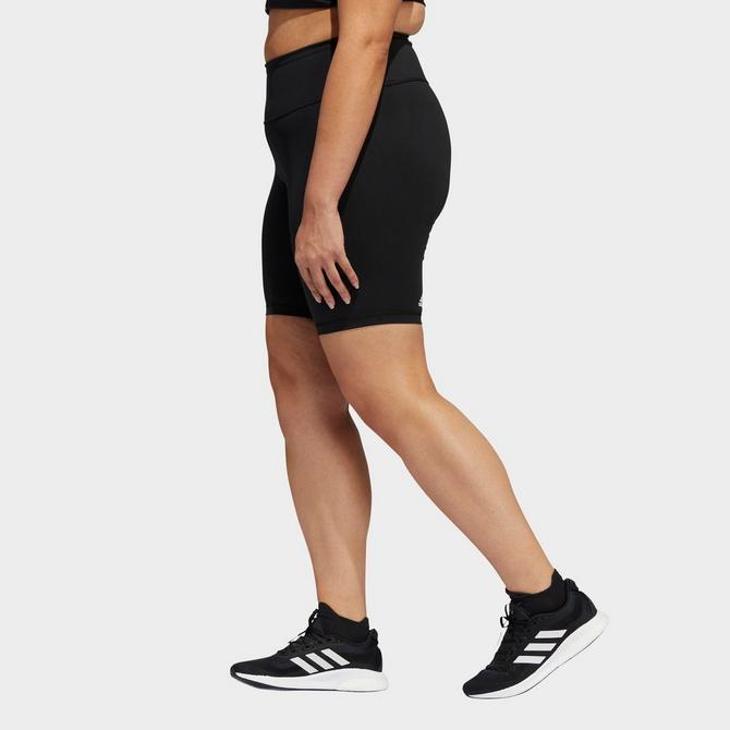 Plus size best sale adidas biker shorts