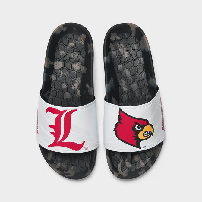 Hype Co. Louisville Cardinals College Slydr Pro Slide Sandals